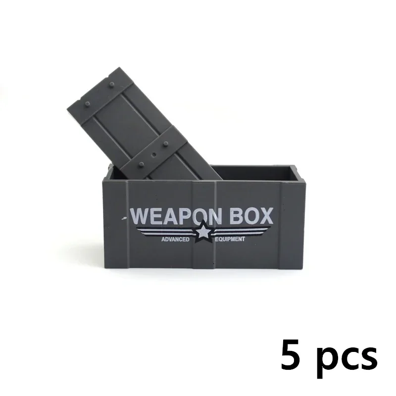 BloxBrix 180 pezzi Armi Macchine Pistole compatibili con le principali marche, minifigure addons Militarybase toy Soldiers Police, WW2 Modern Belt  maschera gas Decazioni per uomini dell'esercito