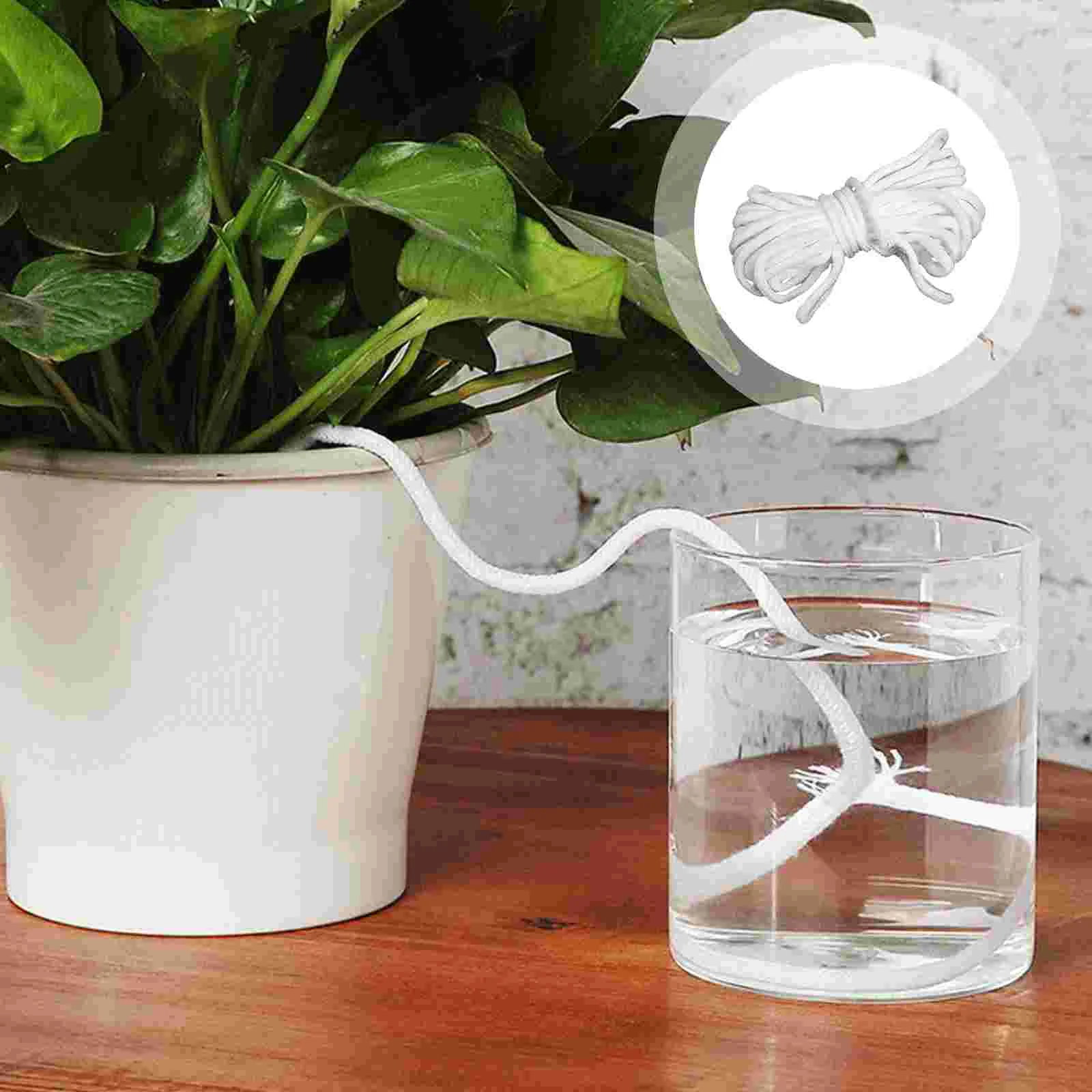 

Cotton Thread Automatic Watering Rope Plant Hydroponic Planter Pot Absorbent Cord