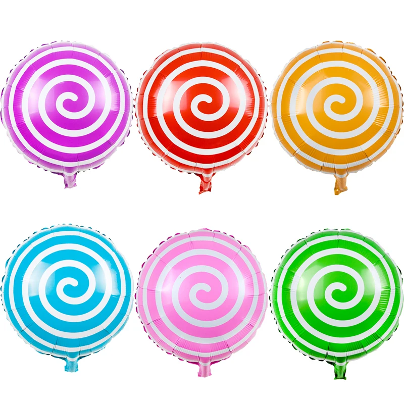 Vibrant Candy Donut and Lollipop Foil Balloons for Celebrations and Decor