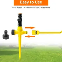 Garden Sprinkler 360° Rotation Irrigation Watering System Automatic Agriculture Lawn Farm Greenhouse Plant Watering Sprinkler 4