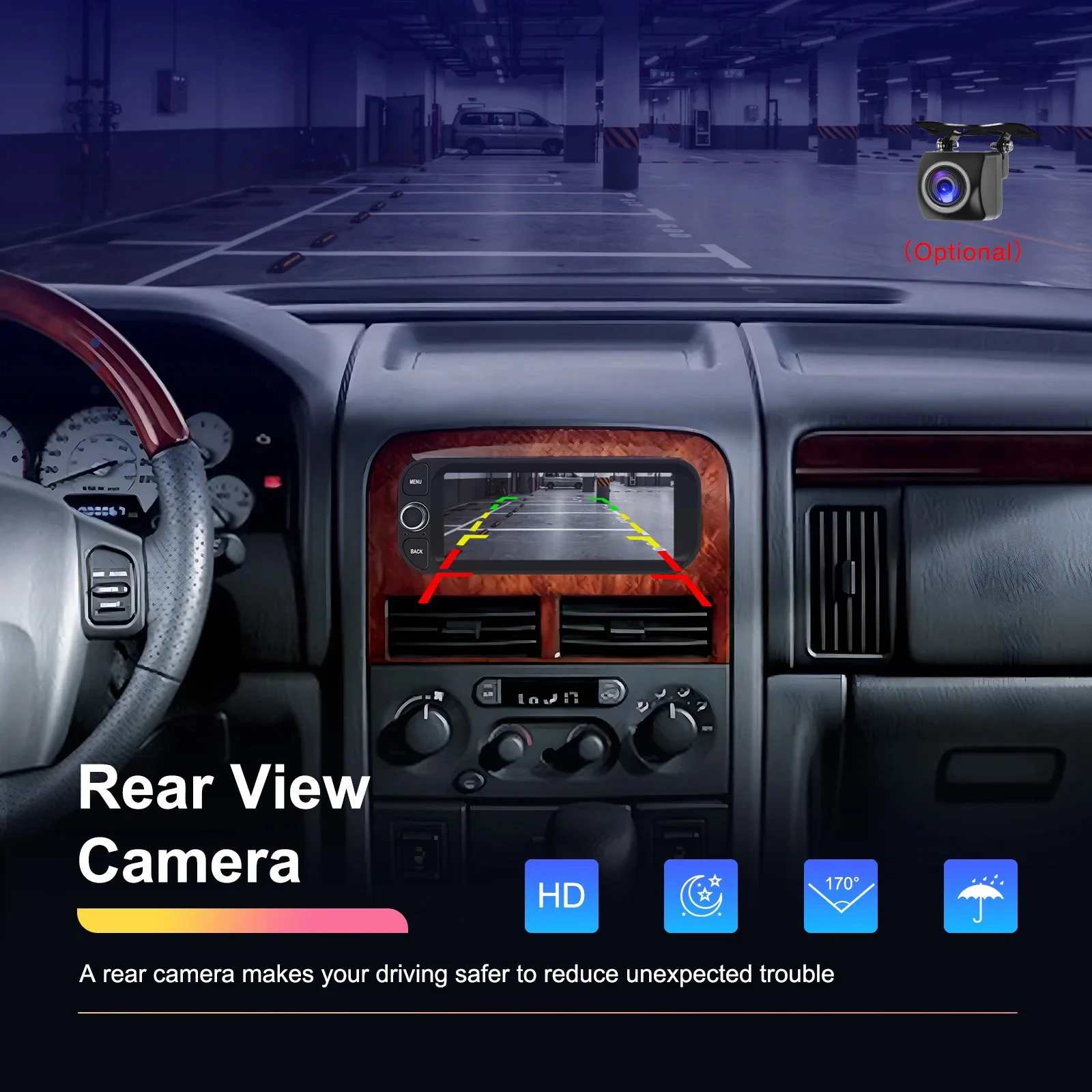 Radio Android Podofo CarPlay para Jeep Chrysler 300M Dodge 2002-2005, reproductor multimedia para coche, 2din, GPS, estéreo, RDS, sistema inteligente 7
