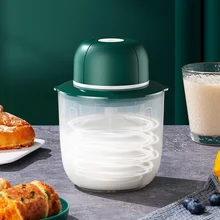 

Hand Held Egg Beater Labor-saving Electronic Cream Milk Whisk Low Noise Mixer Baking Utensil Kitchen Accessories White