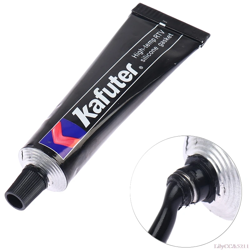 55g K-586 Black Gasket Water and Oil Resistant High Temperature Sealant Repair Glue Metal Repair Glue Powerful