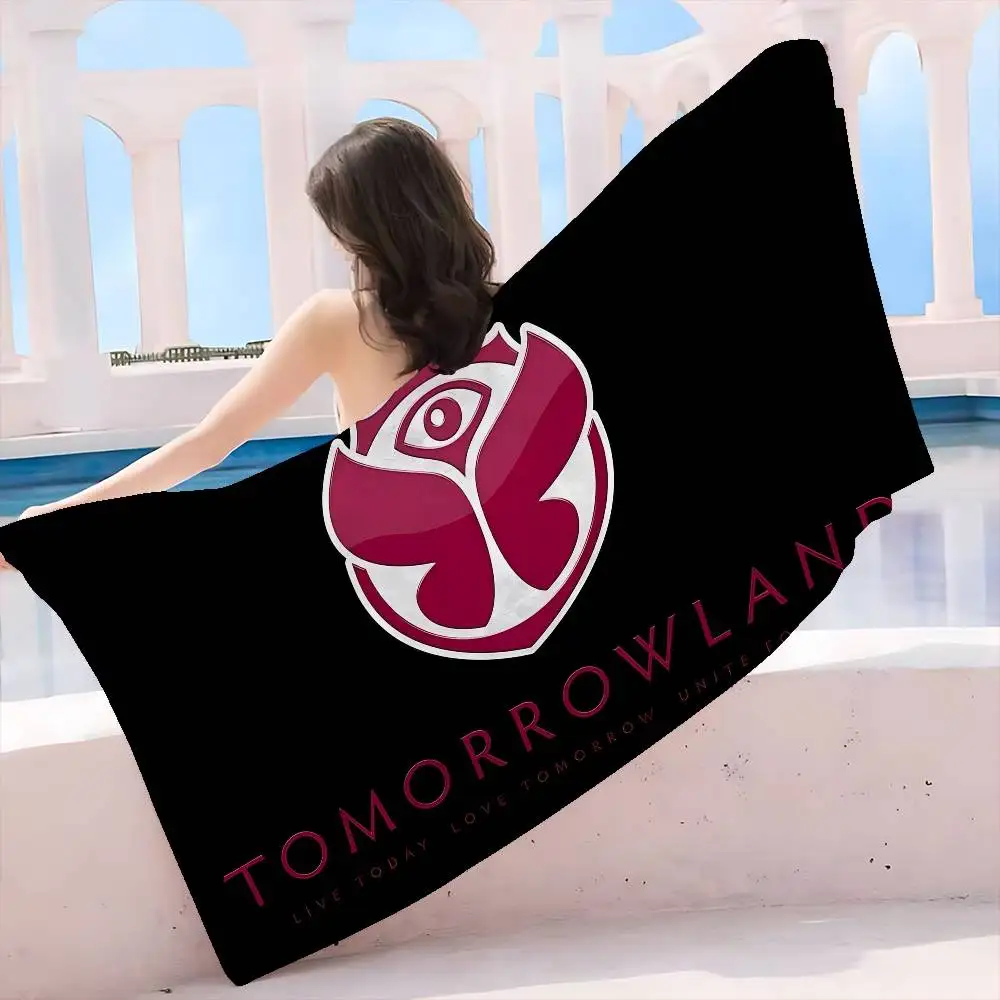 Tomorrowland Music Logo Microfiber Beach Towel Absorbent Quick dry Soft Yoga Swimming Resort Mountain Climbing Towel
