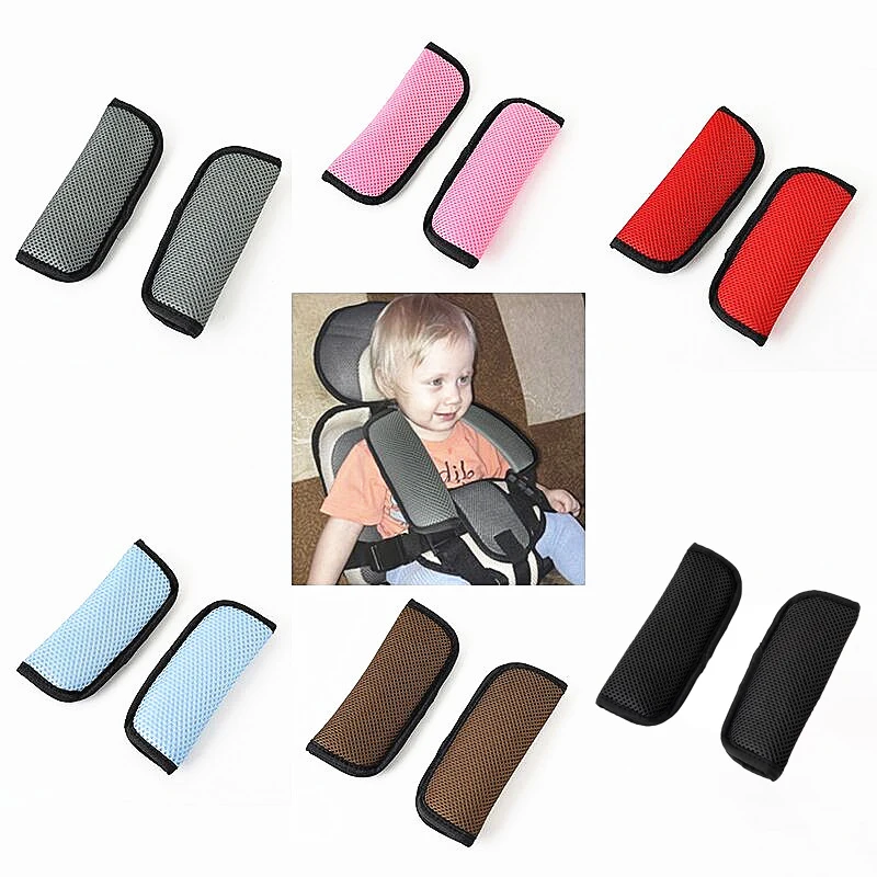 Description Picture 3 of itemNew Baby Stroller Accessories Universal Infant Stroller Cushion Car Seat Vehicle Safety Shoulder Strap Cover Pad Strap Pad