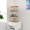 Solid Wood Transparent Storage Boxes, Stackable Dustproof Display Cabinet for Toys, Car Models, Building Blocks Display 4