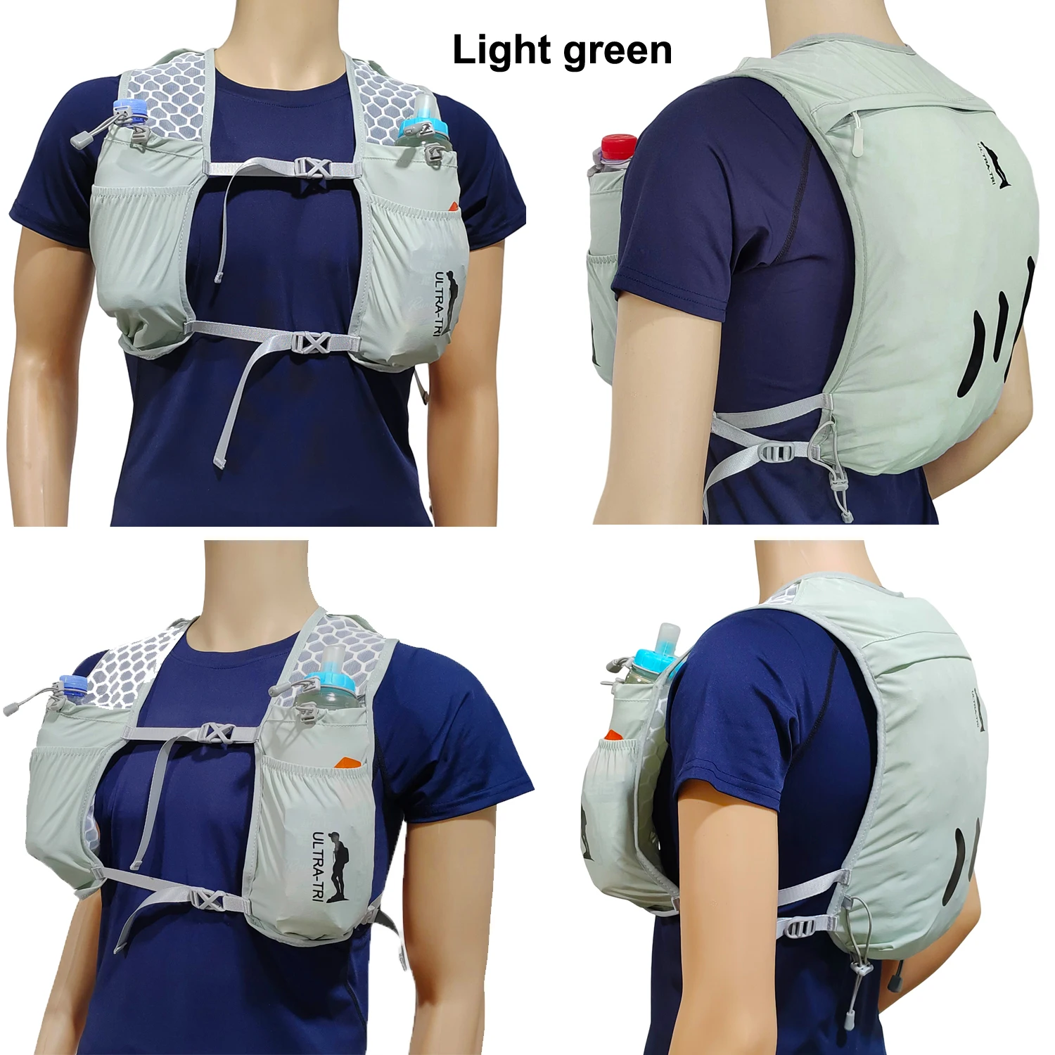 ULTRA-TRI Lightweight Hydration Running Vest Waterproof Trail Running Backpack 6L 4