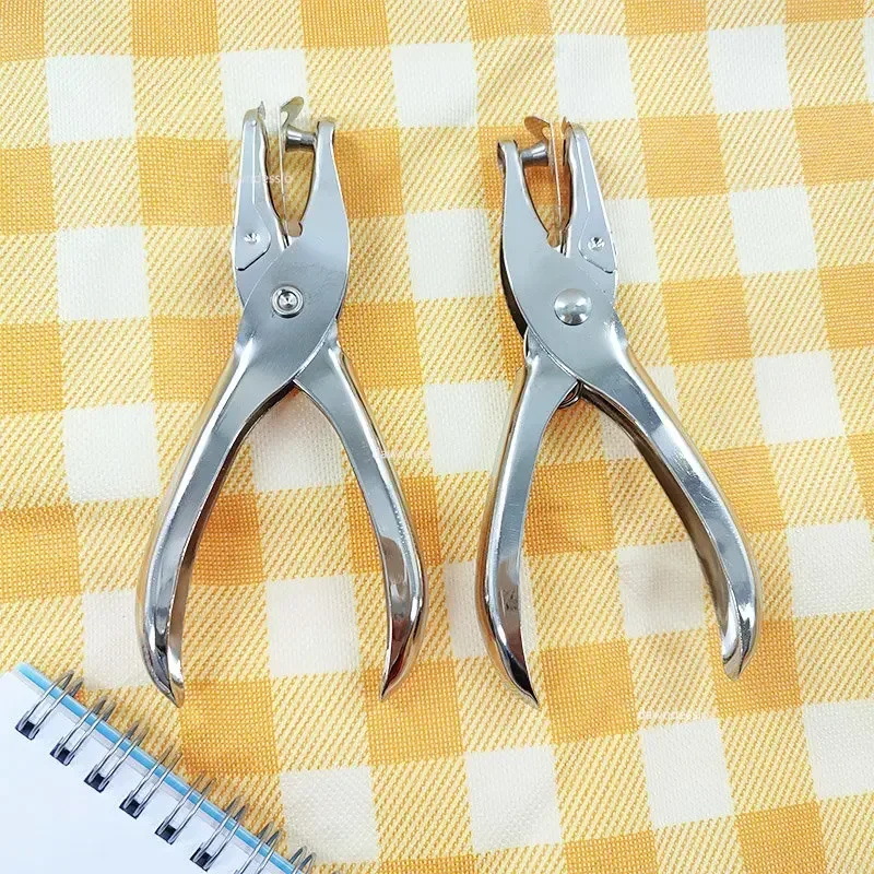 Single Hole Punch 8 Sheet Capacity 6mm Diameter Hole Puncher Hand Paper Scrapbooking Punches