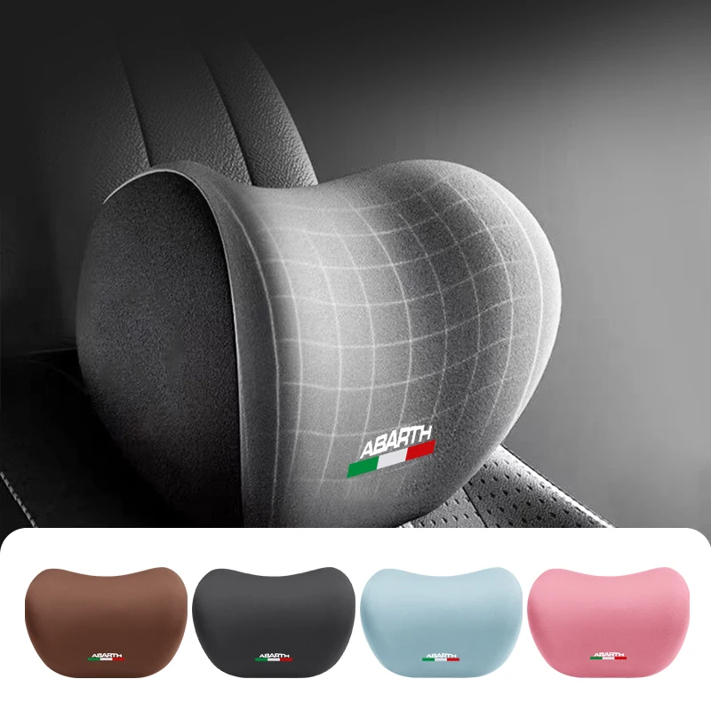 Memory Core Car Pillow Neck Pillow Support Poggiatesta Back Pad Per Abarth 124 125 500 695 5Cc Tc Spider Panda
