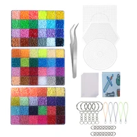 72/48 Colors 5mm /2.6mm Set Iron Melting Beads Pixel Art Puzzle for Kids Hama Beads Diy 3D Puzzles Handmade Gift Fuse Beads Toy 1