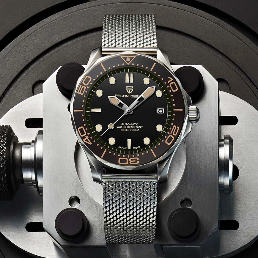 2022 New Pagani Design Men's Mechanical Wristwatches Luxury Automatic Watch  For Men Luminous Diving Steel Watch Japan Nh35 Clock - Mechanical  Wristwatches - AliExpress