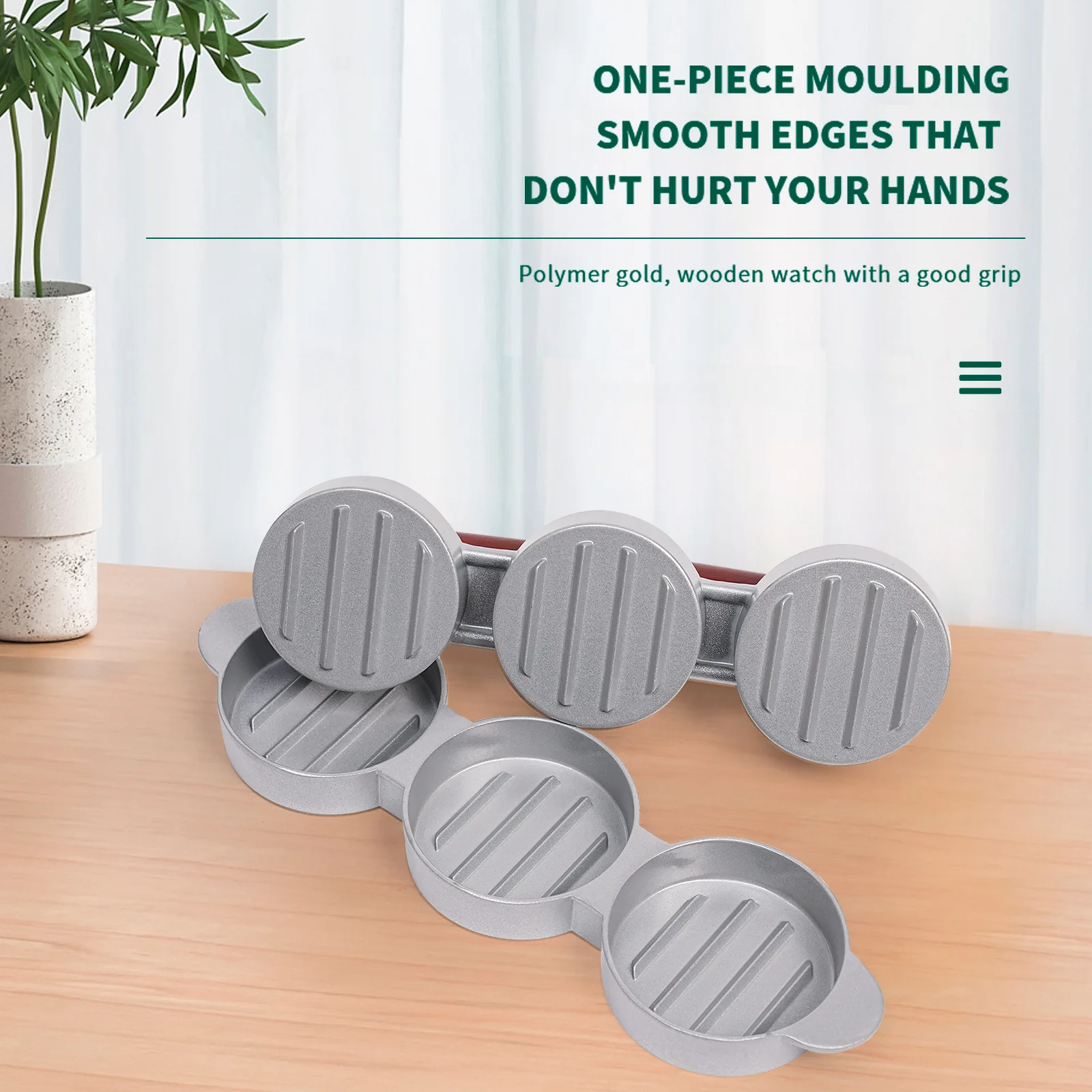 Praktische Burgerpresse Mit Antihaft - Für Perfekte Patties Jedes Mal