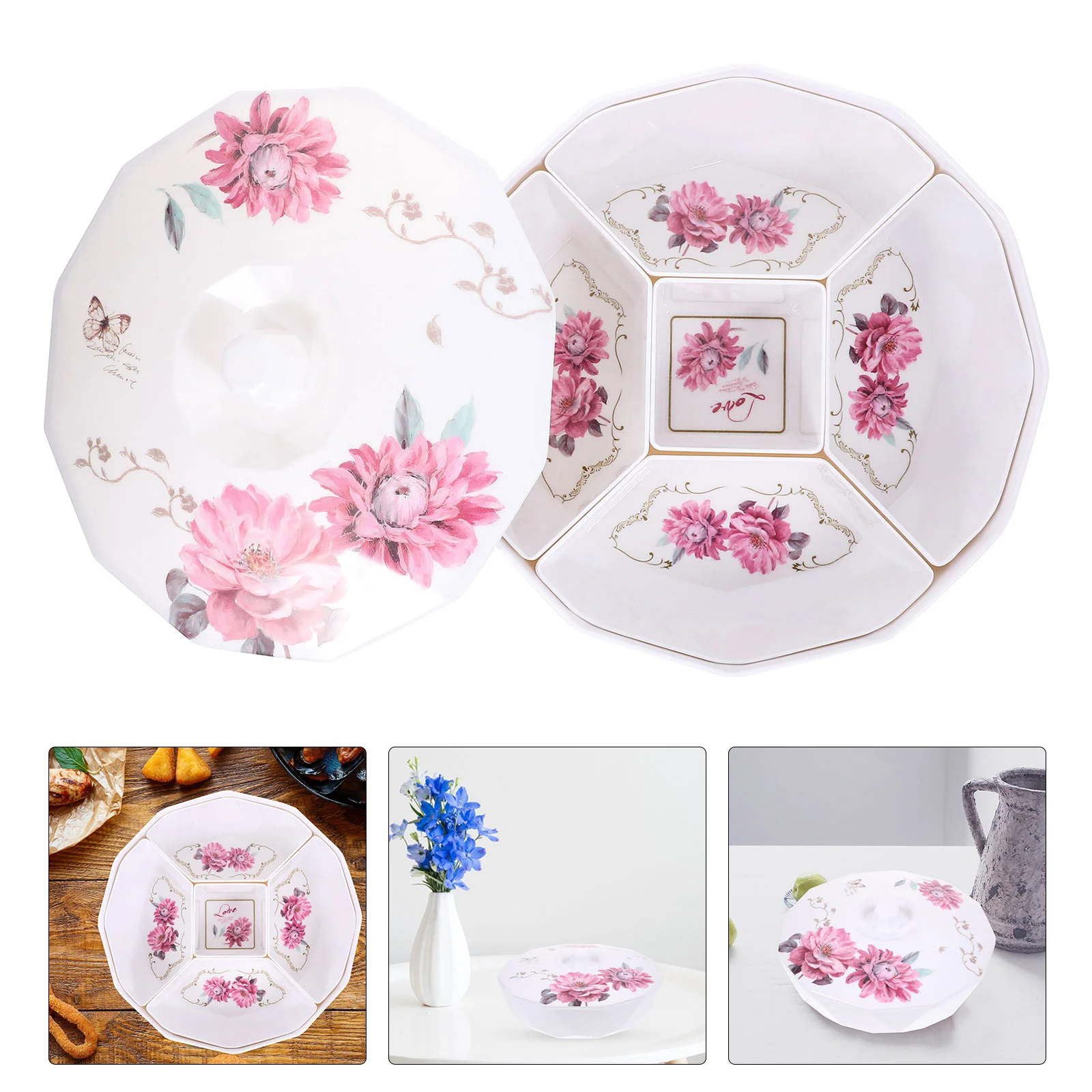 

Sorting Tray Reusable Trays for Serving Pallet Split Fruit Parties Melamine Appetizer Food