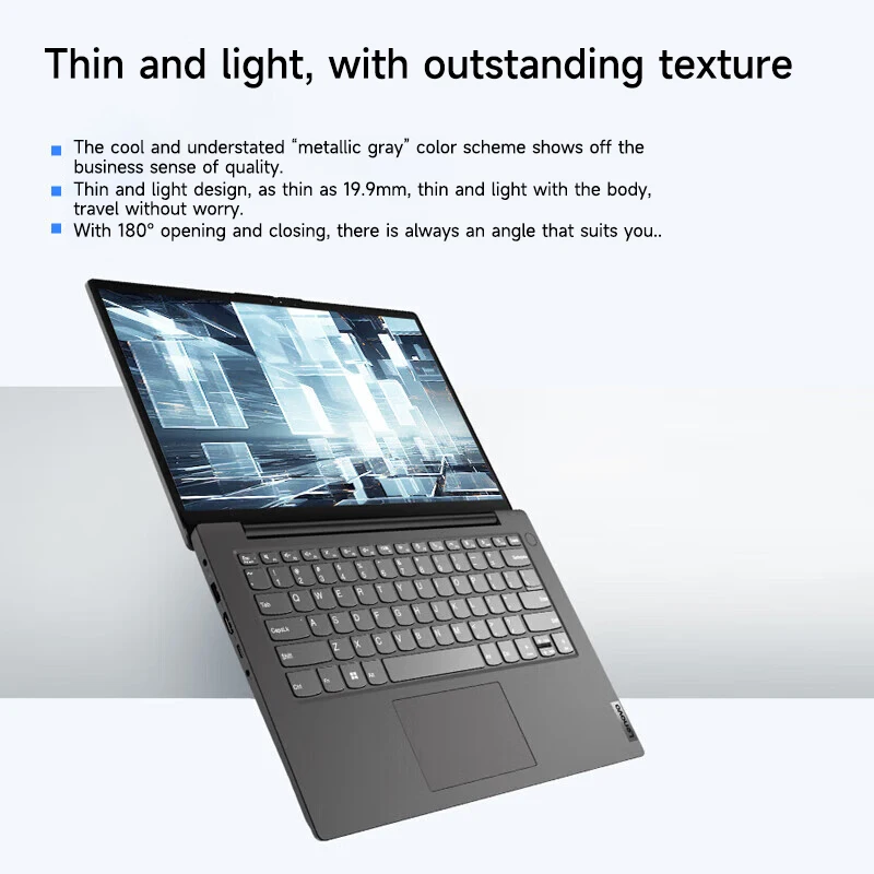 Lenovo Laptop Lenovo V14 14″ Screen Intel N4500/I3-1115G4/I5-13420H 8G/16G DDR4 RAM 256GB/512GB/1TB SSD Notabook PC 6