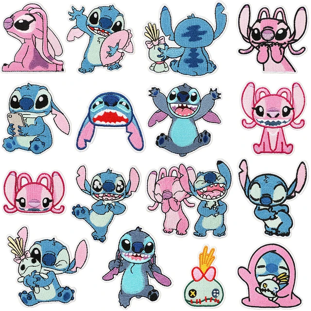 Disney Embroidery Patches Clothing  Disney Stitch Stickers Patches -  Cartoon Cute - Aliexpress