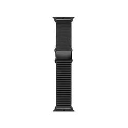 Magnetic Sport Nylon Loop Strap - 42 44 45 49mm (Black)