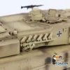 German Leopard2A7 Tongde 1/16 RC Tank Infrared Battle BB Tanks Model Electric Tank Barrel Recoil Smoking Light Sound Toy TH23299 5