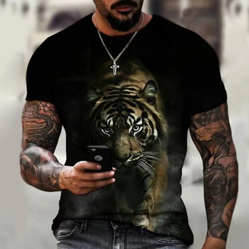 

Футболка мужская с коротким рукавом и круглым вырезом, в стиле ретро