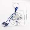 Turkish Blue for Evil Eye Beads Pendant Wall Hanging Decor Lucky Keychain Garden Home for Protection Car Blessing 6