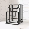 Cutting Board Holder Rack Chopping Board Organizer Stand Pots Pan Lids Rack for Plates Cabinet Restaurant Home Kitchen 5