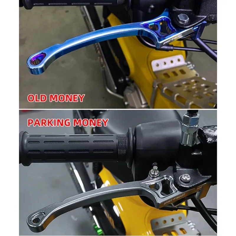 Motorcycle Brake Horn Suitable for Honda Cross Cub 110 Modified Accessories Parking Hand Brake Front Disc Brake Handle Lever