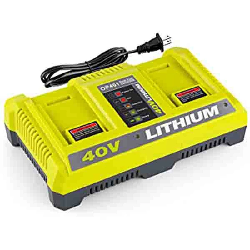 

Устройство для быстрой зарядки Ryobi 40 в, зарядное устройство для литий-ионных батарей OP401, OP4040, OP4050A, OP4026, Ryobi 40 в, вилка стандарта США