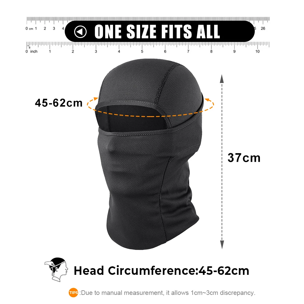 balaclava mask Breathable Balaclava Full Face Mask Summer Outdoor Tactical Hood Cap Hunting Fishing Beanies Helmet Liner Windproof Head Cover