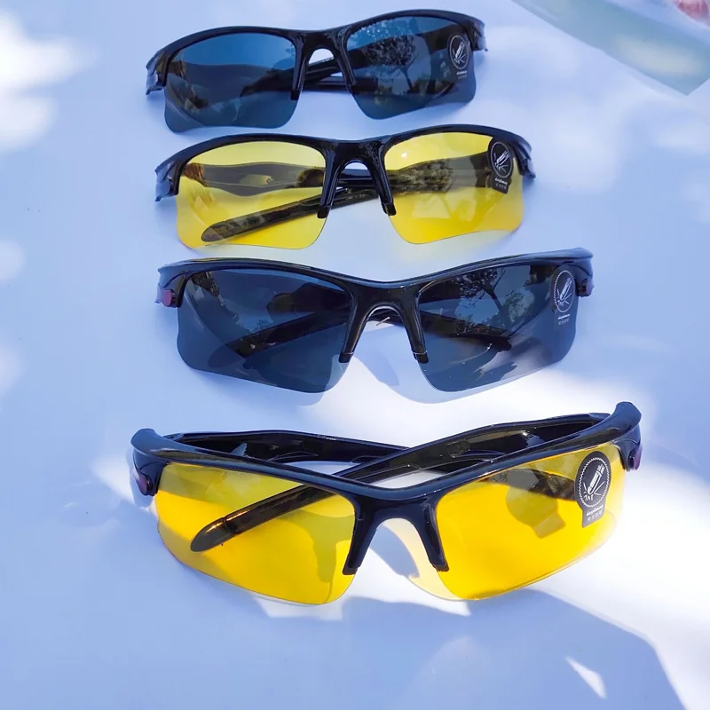 Occhiali Da Sole Da Guida Per Moto Da Auto Occhiali Da Sole Da Notte Antiriflesso Occhiali Da Guida Di Sicurezza Unisex Occhiali Sportivi All'Aperto A