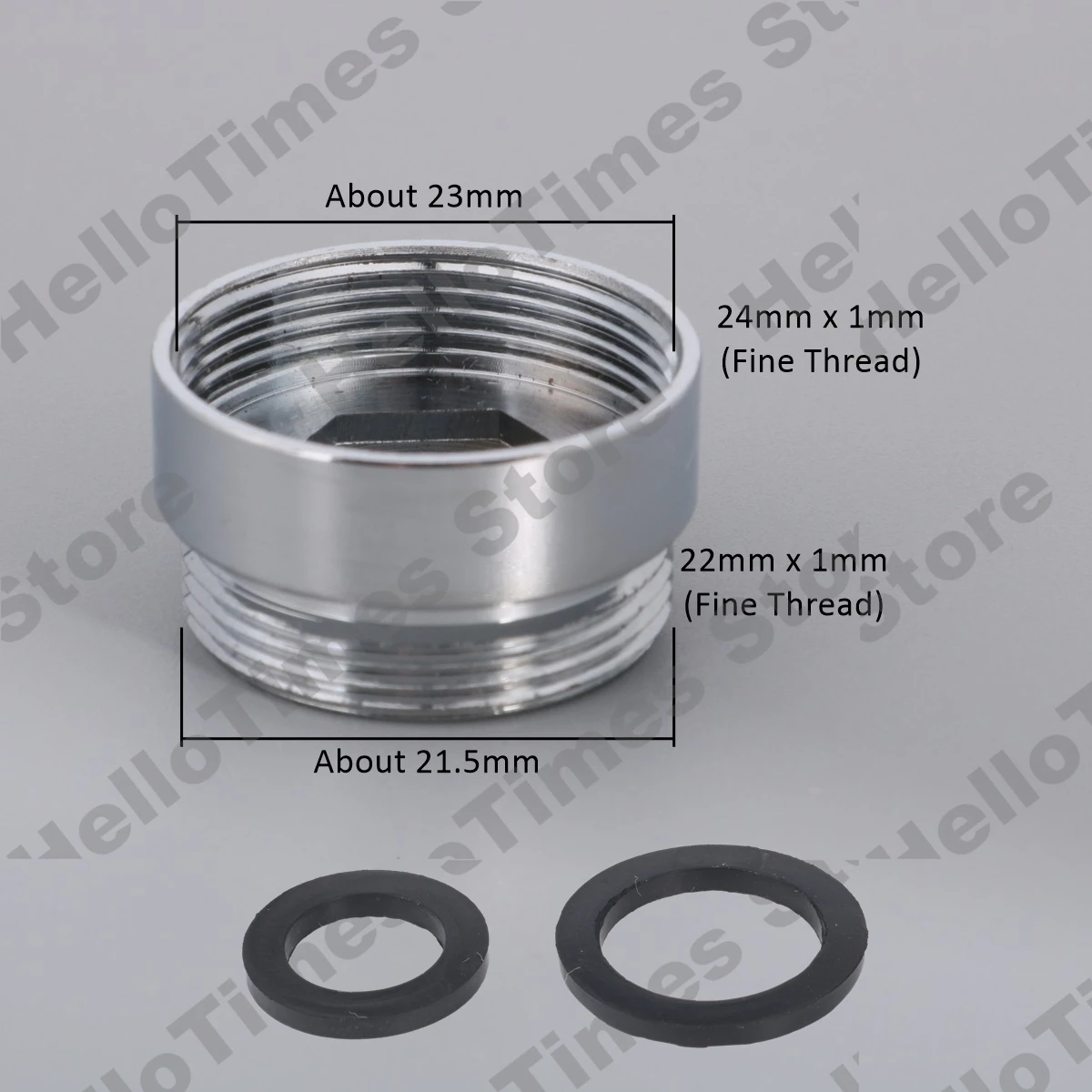 Universal Kitchen Faucet Adapter with Aerator Bubbler - Water Flow Conversion Accessory