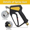 Pressure Washer Water Swivel Gun for Car Cleaning Hose Connector For Karcher Nilfisk Parkside Bosch Quick Connector 2