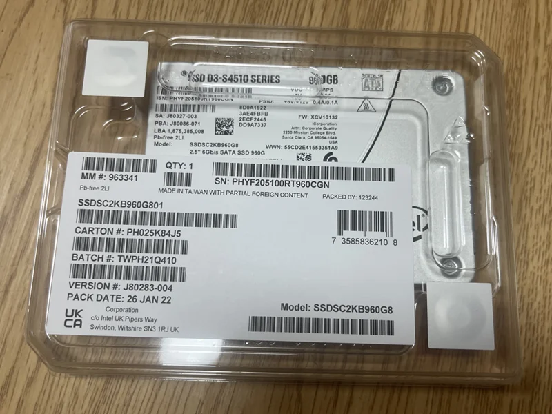 

Новая модель 960 ГБ SSD dsc2kb960g801