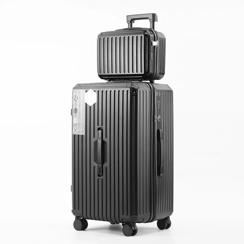 22 28 34 Inch New Suitcase Quality Spinner Five Wheels Luggage PC