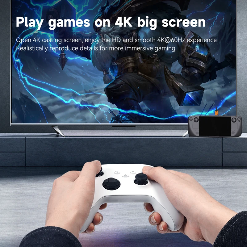 Hagibis Steam Deck Docking Station Suporte do Dock Hub Usb c para Rj45 4k 60hz Compatível com Hdmi Carregamento Rápido Acessórios Base em 1 - Imagem 5