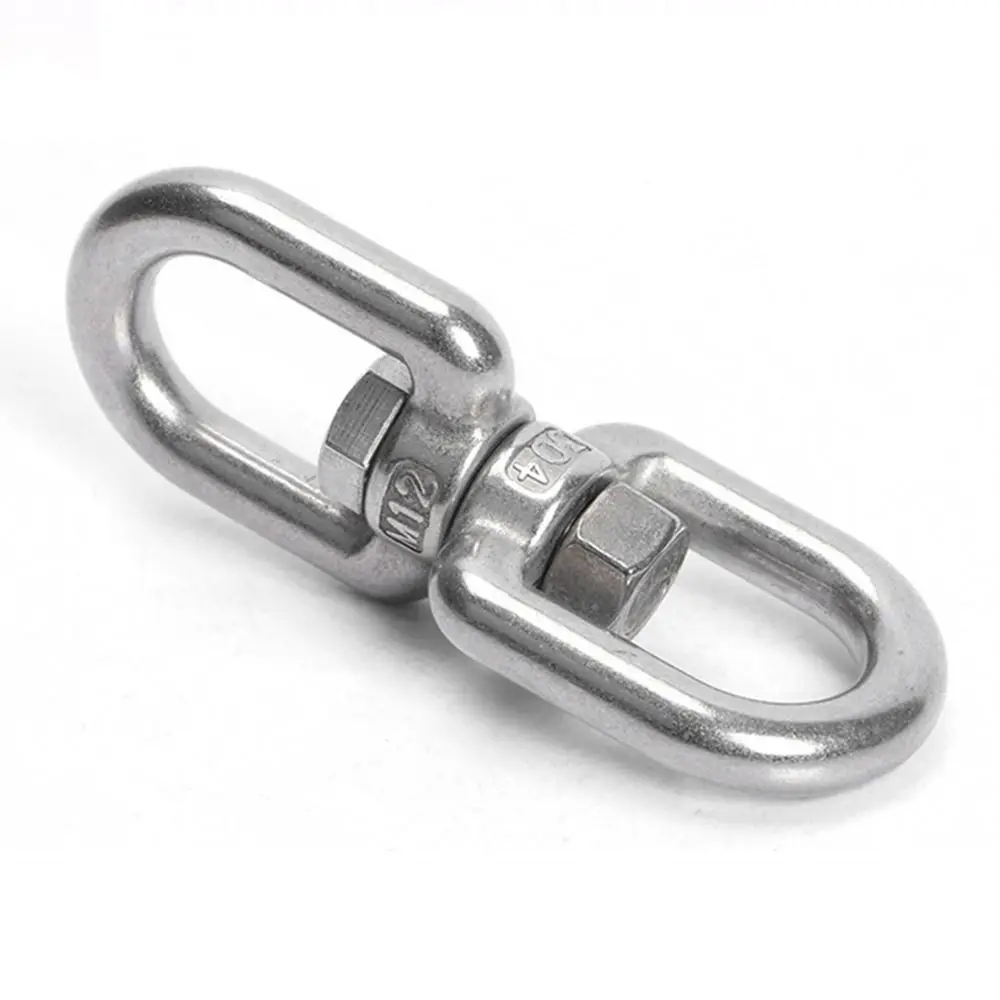 Description Picture 6 of item1Pcs Eye Connectors 8 Ring Hook 304 Stainless Steel M4 M5 M6 M8 Marine Anchor Swivel Universal 4mm 5mm 6mm 8mm Carabiner Clasp