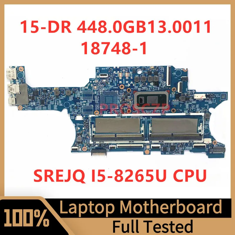 

448.0GB13.0011 Mainboard For HP Envy X360 15-DR Laptop Motherboard 18748-1 With SREJQ I5-8265U CPU 100%Fully Tested Working Well