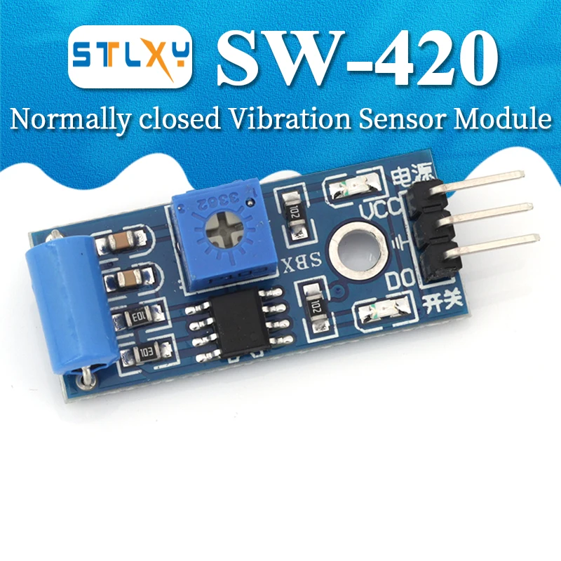 normally closed type vibration sensor module Alarm sensor module Vibration switch SW-420 for arduino