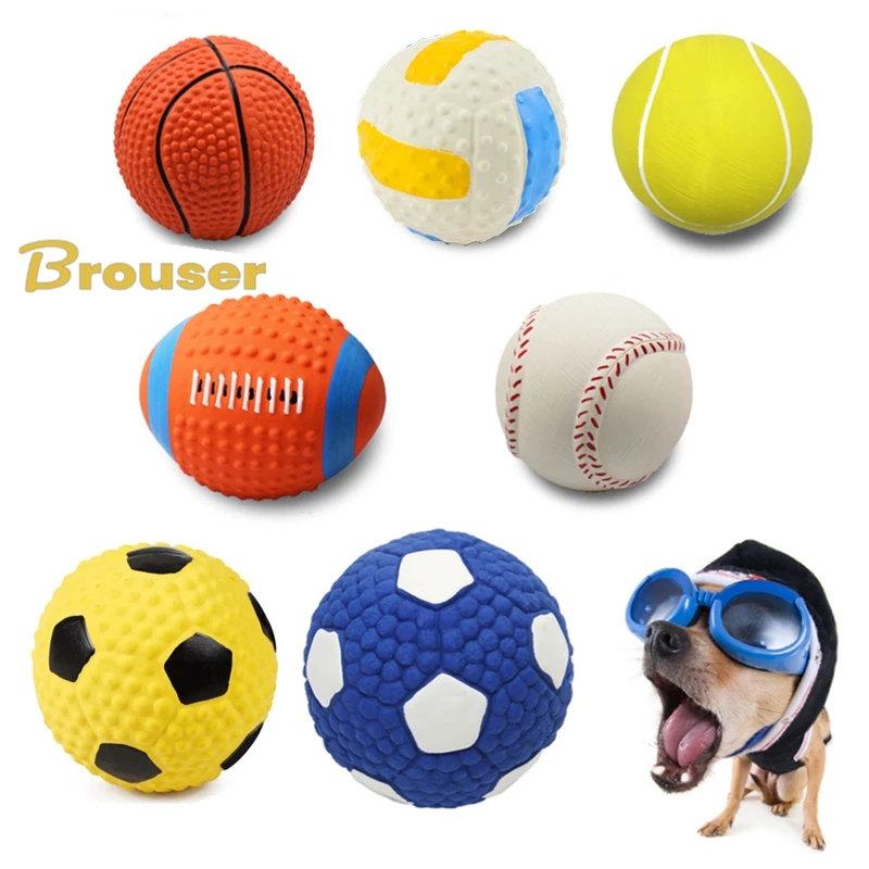 Interactive Dog Toys, Durable Natural Rubber Dog Toys For