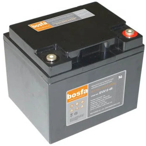 

EVX12-48 lead acid rechargeable electric vehicle battery 12v 48ah