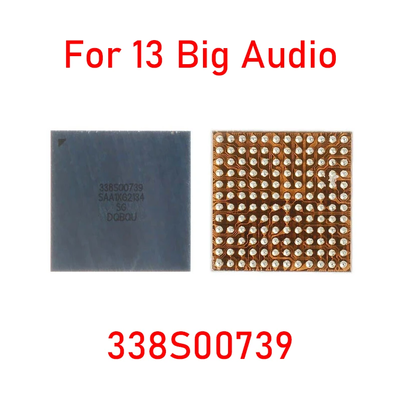 1 sztuk 338S00739 338S00411 338S00509 338S00537 mały Chipset Audio BGA dla Iphone 11 12 13 Pro 13 Pro Max Mini duży układ Audio IC