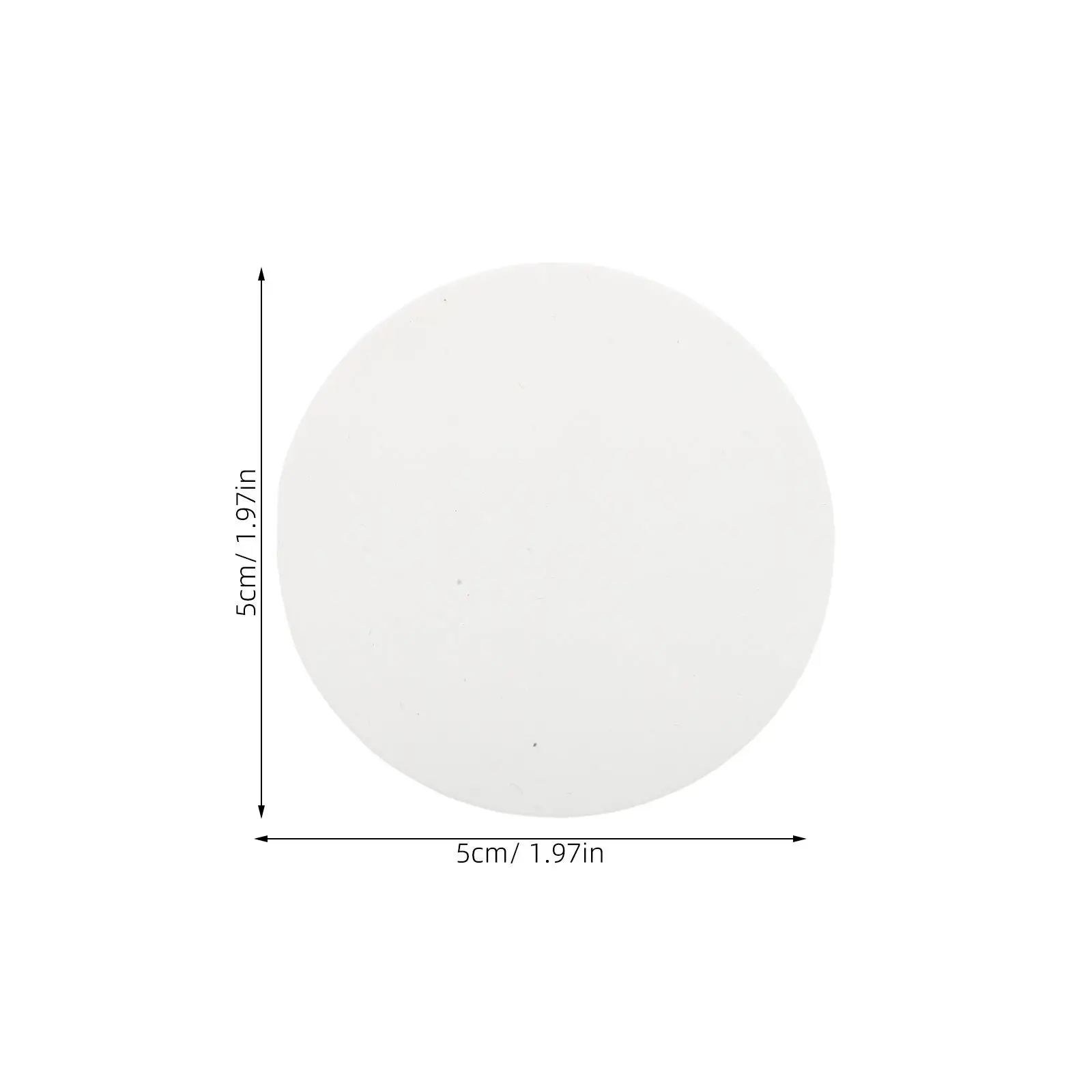 200Pcs 라운드 접착 테이프 5Cm 1.97 인치 대시 캠 장착 스티커 헤비 듀티 양면 패드 내열성 미끄럼 방지 자동차