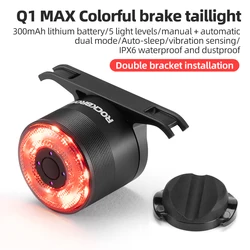 ROCKBROS Smart Brake - Sensing Waterproof Bicycle Taillight (Q1MAX)