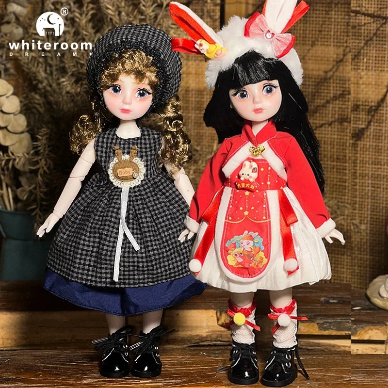 Mu-ecas-de-30cm-para-ni-as-mu-ecos-articulados-con-bolas-juguetes-Bjd-1 ...
