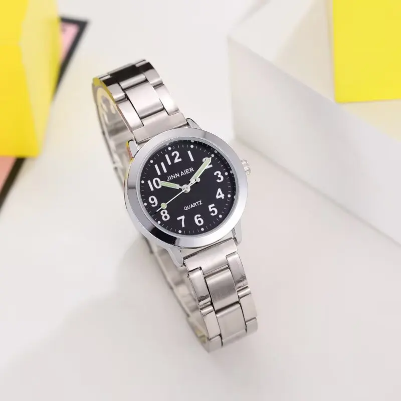 New Children's Boys Girls Watches Stainless Steel Students Quartz Adult Watch Birthday Gift Relojes Montres Kol Kaati 2