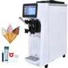 Commercial Ice Cream Maker, 10-20L/H Yield, 1000W Countertop Soft Serve Machine with 4.5L Hopper 1.6L Cylinder Touch Screen 1