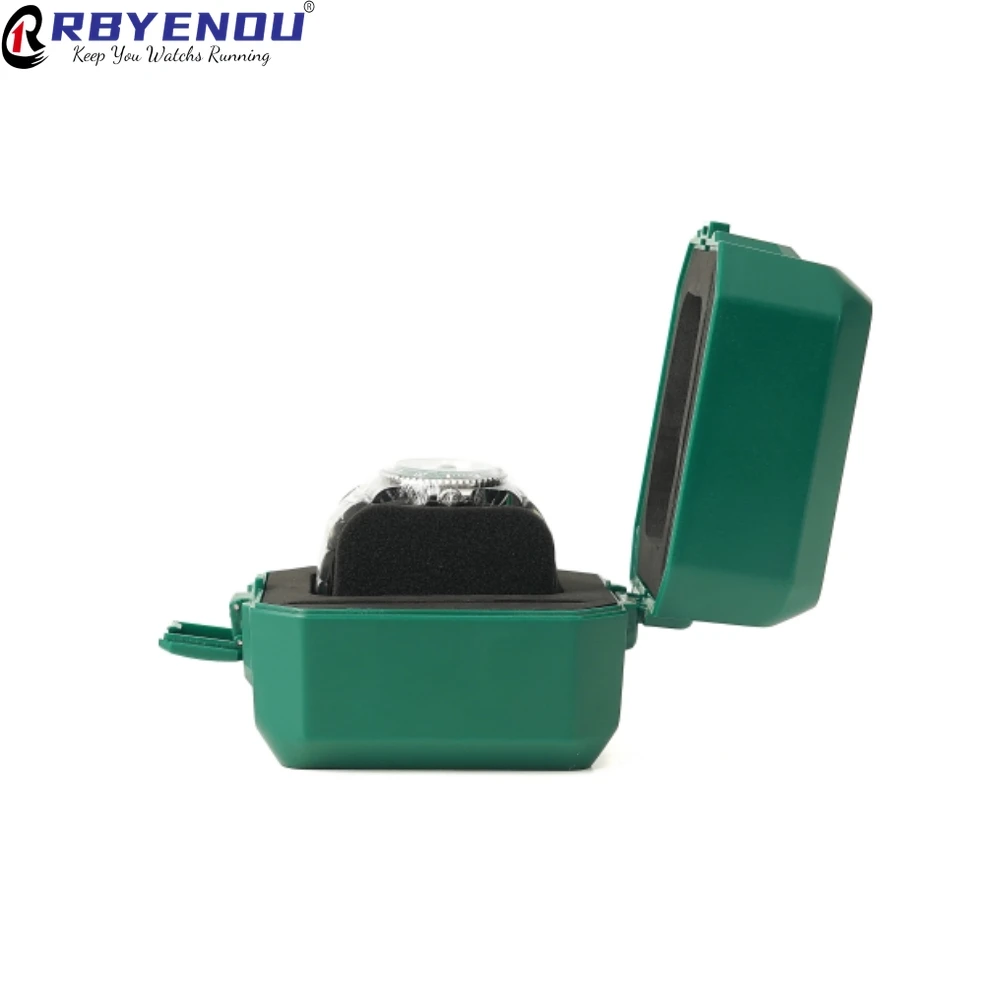 Business Transportation Watch Storage Box ABS Material Safety Buckle Watch Case Box with Card Slot Organize Boxs