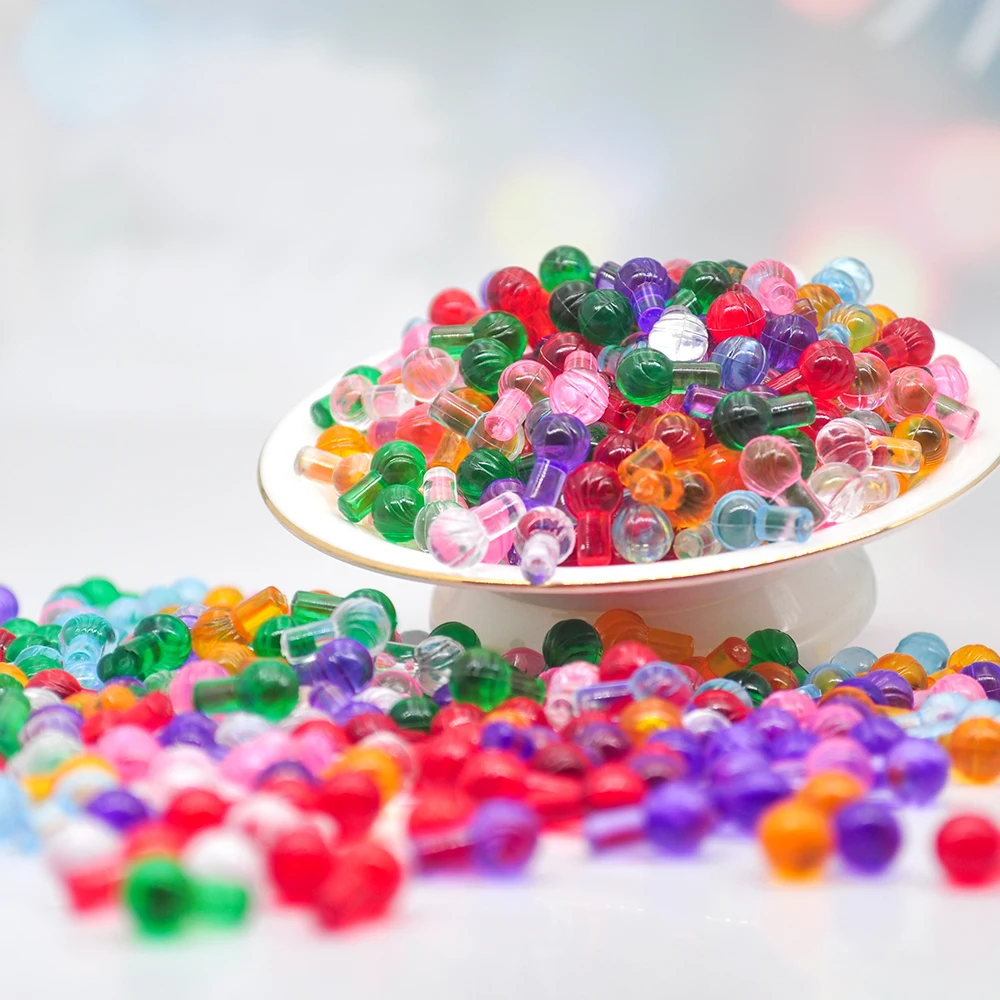 Ceramic Tree Lights Christmas Ornaments Plastic Multicolored Replacement Candy Bulbs 100pcs for Home Haloween Party Decoration