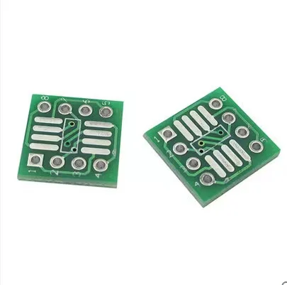 10PCS SOP8 DIP IC 어댑터 소켓 SOP8/TSSOP8/SOIC8/SSOP8 보드에 DIP8/smd를 DIP 어댑터 변환기 플레이트에 연결 0.65mm 1.27mm