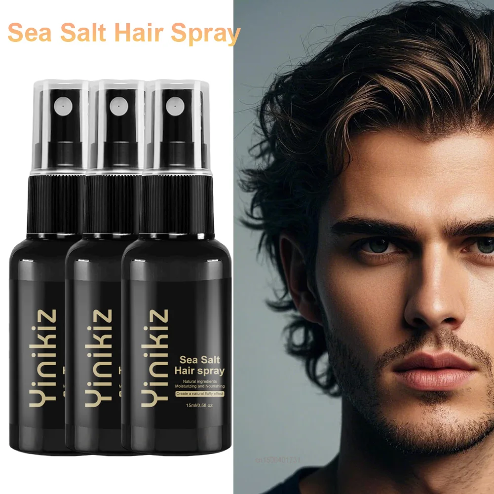 Natural Sea Salt Hair Spray for Men & Women Adds Instant Volume, Texture & Thickness, Light Hold Texturizing Spray (1/2/3/5pcs) 1