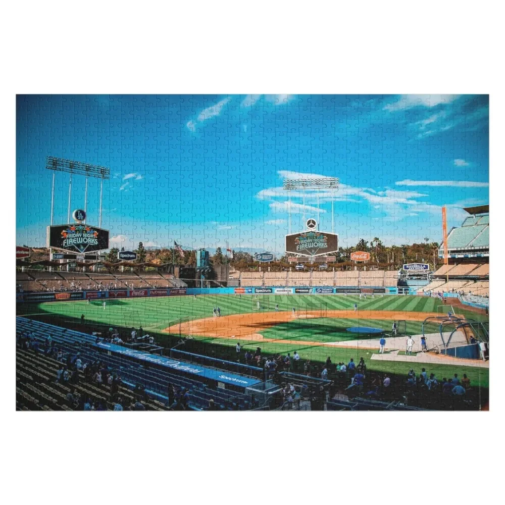 

Dodger Stadium Jigsaw Puzzle Wood Name Custom Gifts Customized Gifts For Kids Anime Puzzle