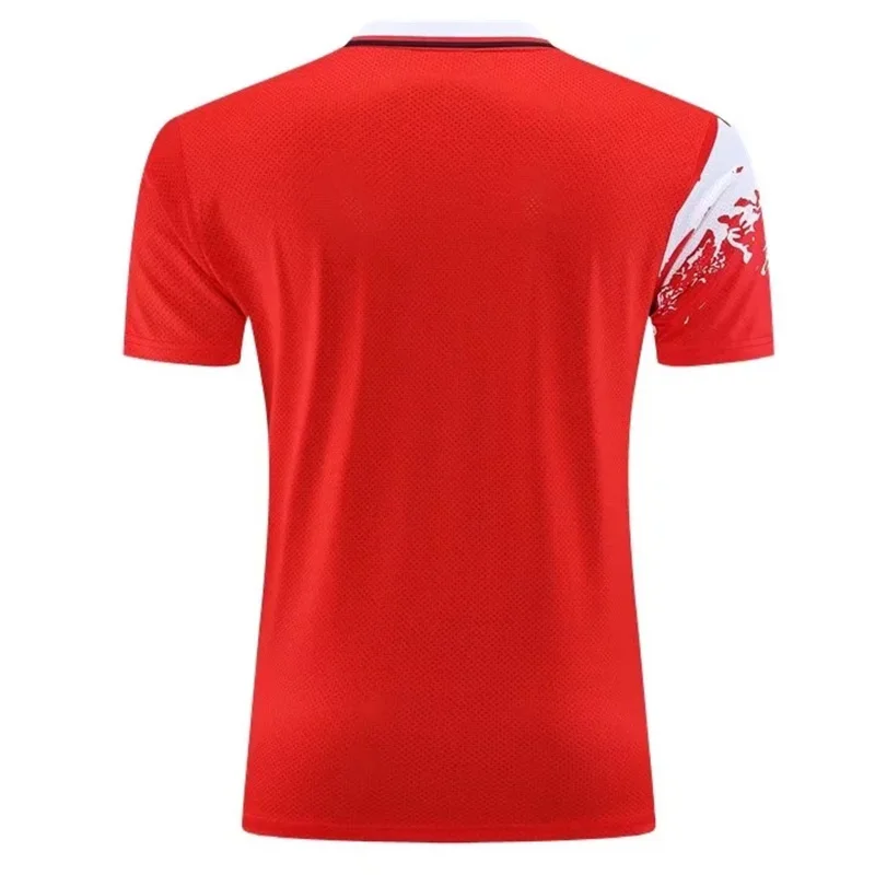 New Lapel Badminton sports t shirt ,Men women Kids short sleeve golf table tennis shirts ,badminton shirt outdoor running shirts